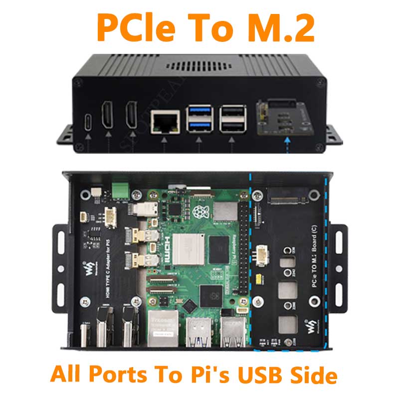 Nvme Ssd - Raspberry Pi 5 Box Case Kit,