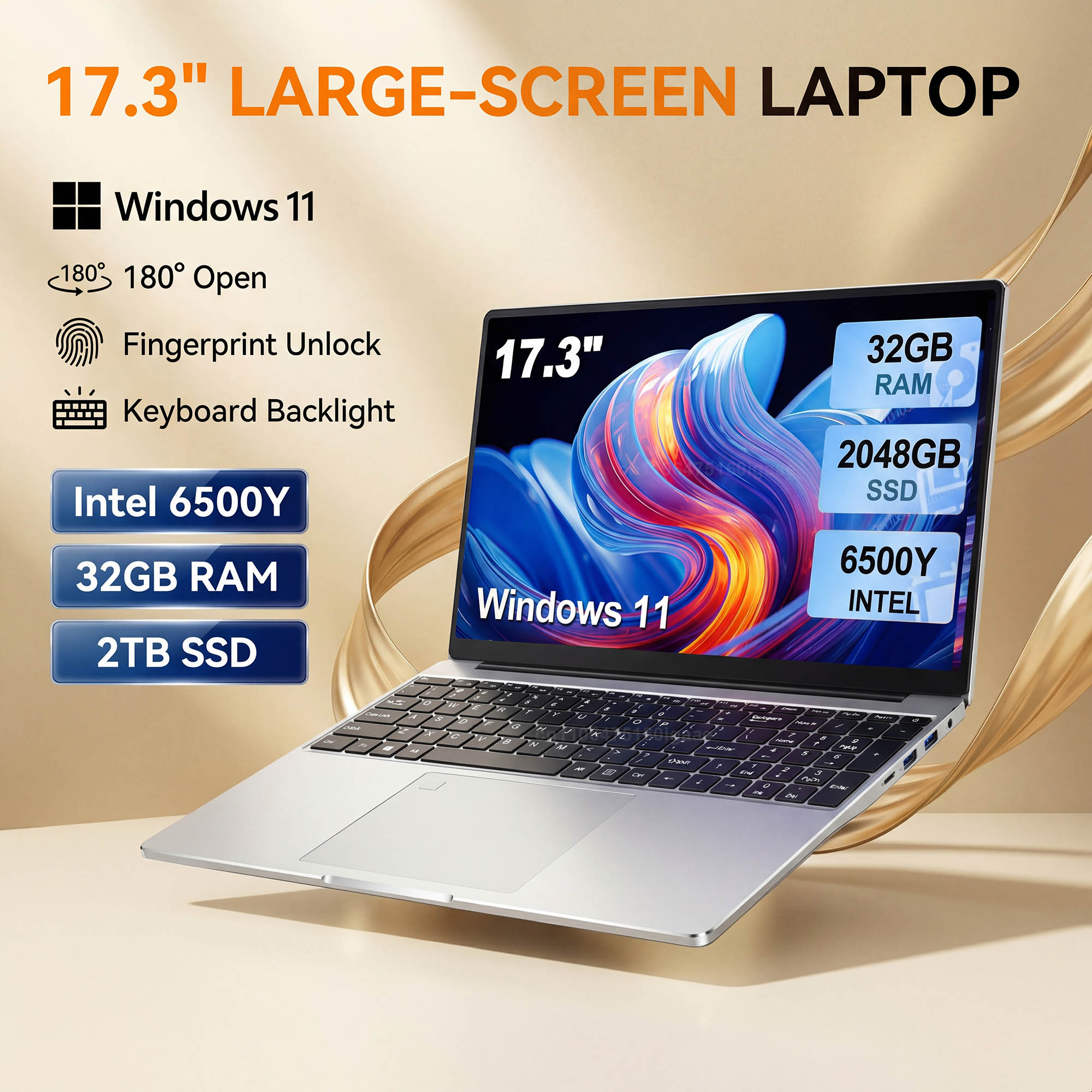 Ssd 2Tb - NOVO Laptop com Tela Grande de