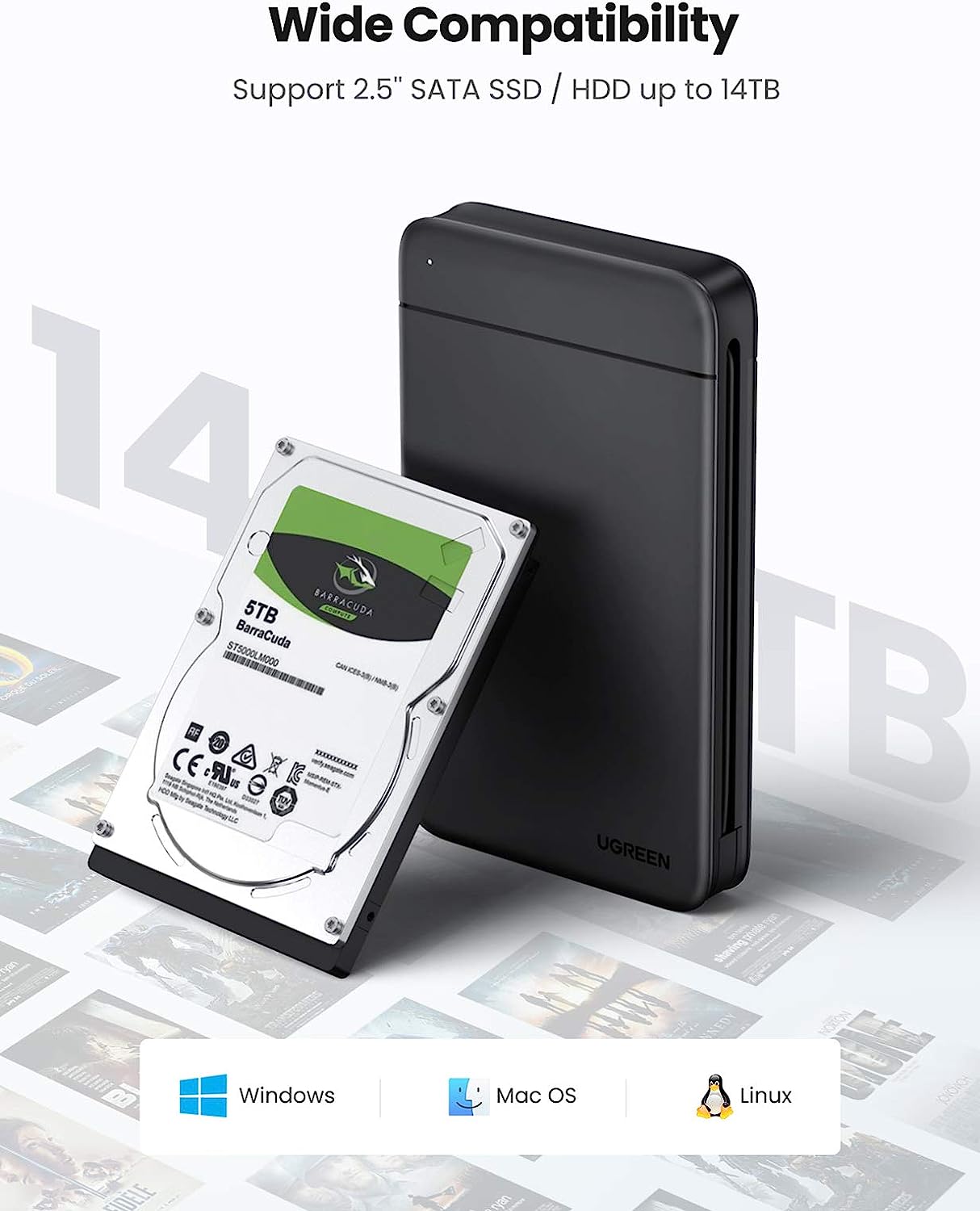 UGREEN USB C Gabinete de disco - External Ssd avaliação e preço