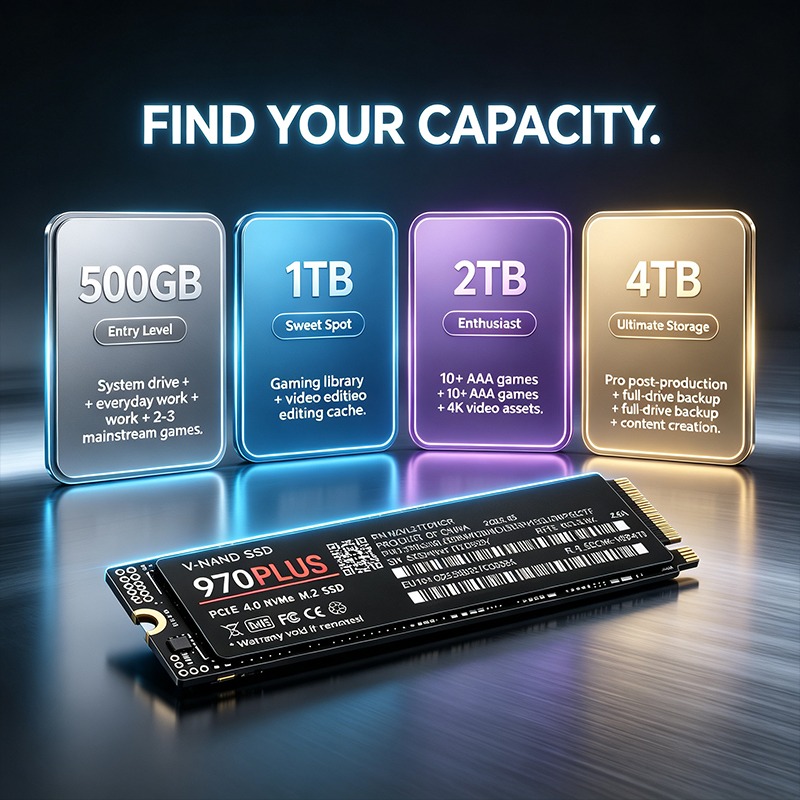 970 PLUS SSD Interno M.2 NVMe  - Ssd 500Gb avaliação e preço